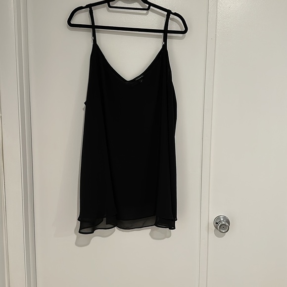 Torrid 5 Plus Black blouse 100 percent polyester - Picture 2 of 5